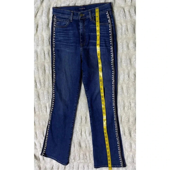 RAMY BROOK NEW YORK Women’s Cropped Pearl Jeans Made in U.S.A - Picture 13 of 16